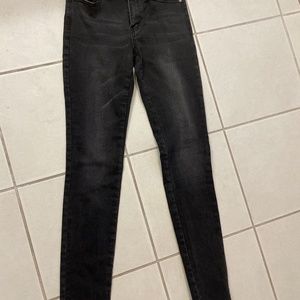 Versace 1969 Abbigliamento Sportivo SRL Black Denim Jeans Italy Size 28/6